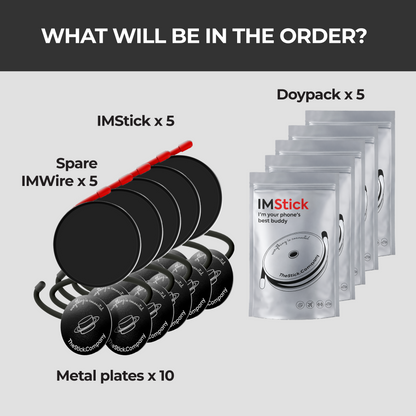 IMStick Classic 5-Pack — Black