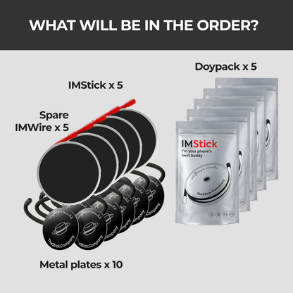 IMStick Classic 5-Pack — Silver